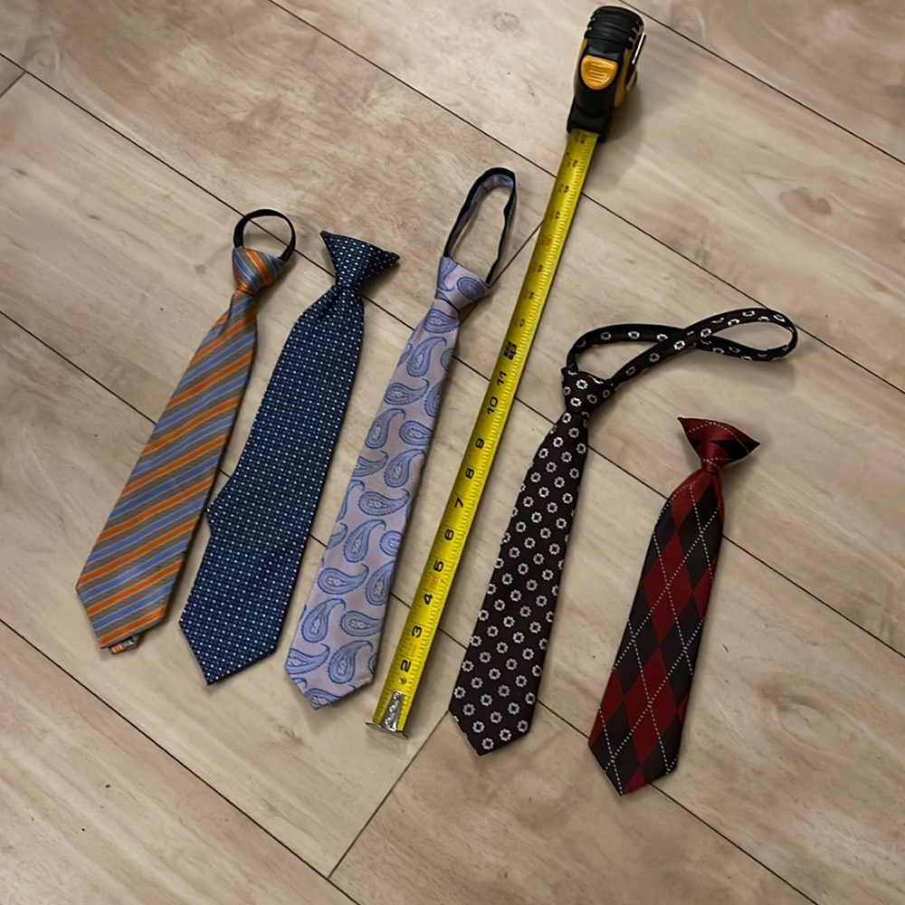 - Boys Ties- Holiday Wedding Easter Church Lot of 5